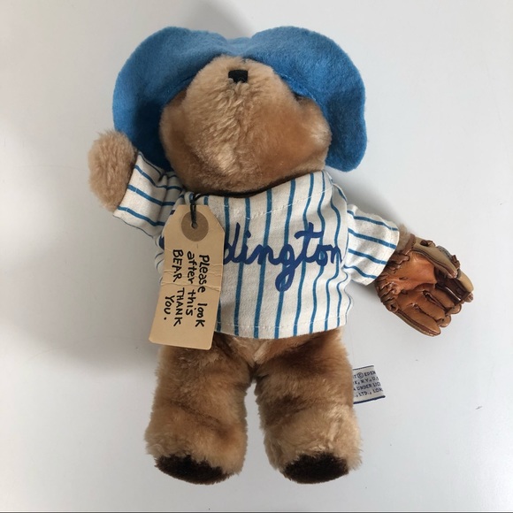 Vintage Eden Toys Paddington Bear Baseball Mitt 1975, 1981 Plush Teddy B… - Picture 9 of 10
